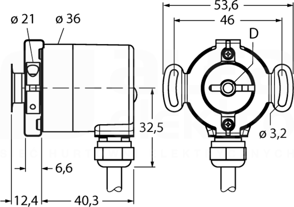 RS-55H6E-5B9B-C 1M Enkoder obrotowy - absolutny
