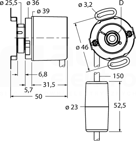 RM-50H10E-3C24B-CT 1M Enkoder obrotowy - absolutny