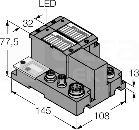 TI-BL67-DPV1-S-2 Zestaw do komunikacji I/O IP67