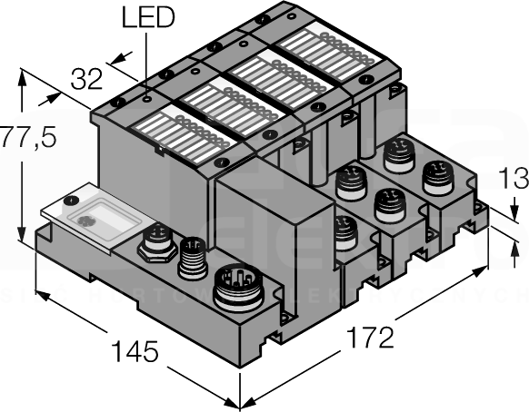 TI-BL67-DPV1-S-6 Zestaw do komunikacji I/O IP67