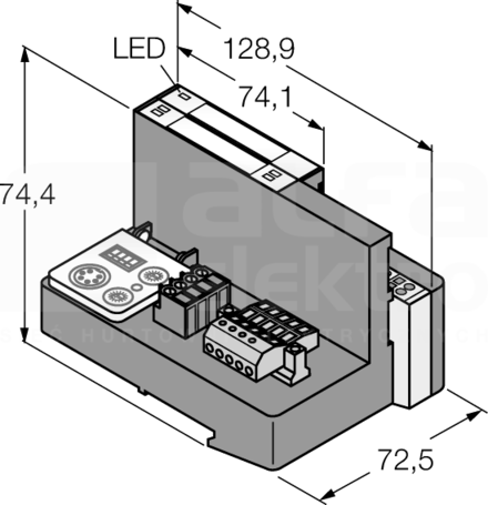 TI-BL20-DN-S-2 Zestaw do prostej komunikacji I/O IP20