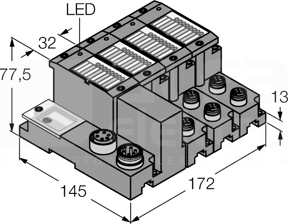 TI-BL67-DN-S-6 Zestaw do prostej komunikacji I/O IP67