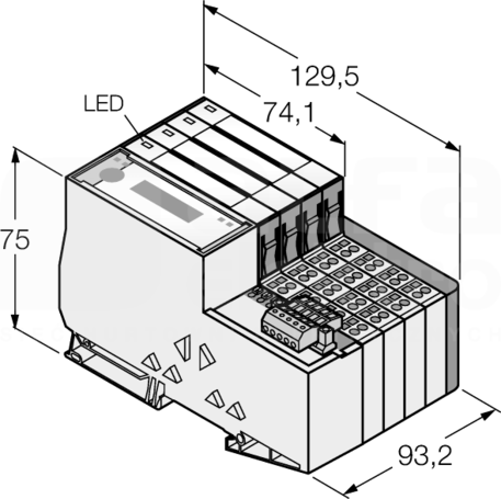 TI-BL20-E-DN-S-8 Zestaw do komunikacji I/O IP20