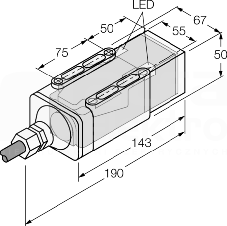 NI35-CP40-VP4X2/S369-F 30M Czujnik indukcyjny