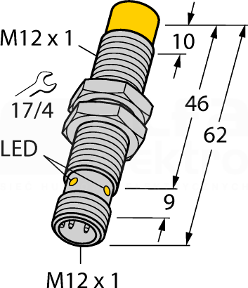 NI10U-M12E-AP6X-H1141 Czujnik indukcyjny