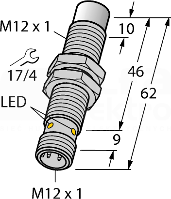 NI8U-MT12E-VP4X-H1141 Czujnik indukcyjny