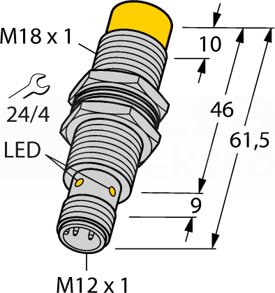 NI15U-M18M-VP6X-H1141 Czujnik indukcyjny