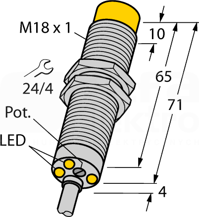 DNI12U-M18E-AP4X3 Czujnik indukcyjny