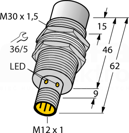 NI20U-MT30-AN6X-H1141 Czujnik indukcyjny