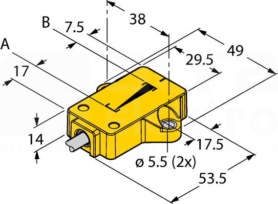 Li25P1-QR14-LiU5X2 Czujnik indukcyjny