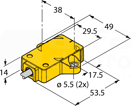 Ri360P1-QR14-ELiU5X2 Czujnik indukcyjny