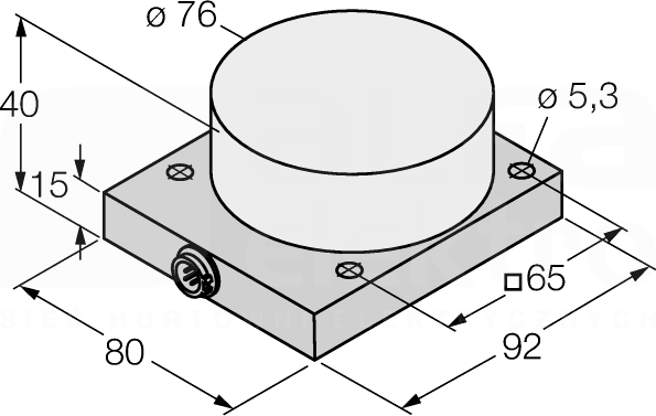 NI40-CQ80-L1131/S1102 Czujnik indukcyjny
