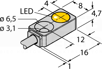 BI2-Q4.7-AP6X Czujnik indukcyjny