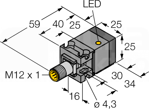 BI10U-CA25-AP6X2-H1141 Czujnik indukcyjny