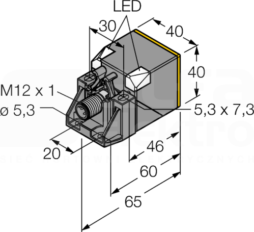 NI50U-QV40-AN6X2-H1141 Czujnik indukcyjny