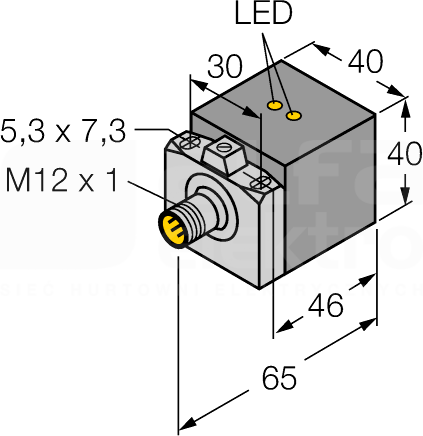 BI20U-CA40-AP6X2-H1141 Czujnik indukcyjny