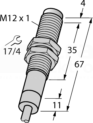 NI4-EM12D-AP6/S120 Czujnik indukcyjny