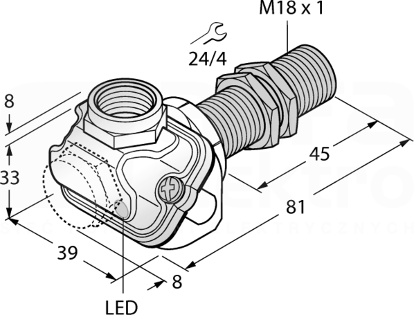 BI8U-EM18WDTC-AP6X Czujnik indukcyjny
