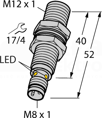 BI4U-M12-AP6X-V1131 Czujnik indukcyjny