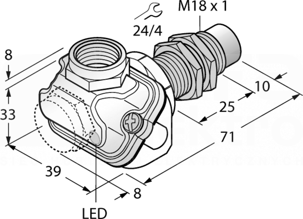 NI10-EM18WDTC-Y1X Czujnik indukcyjny