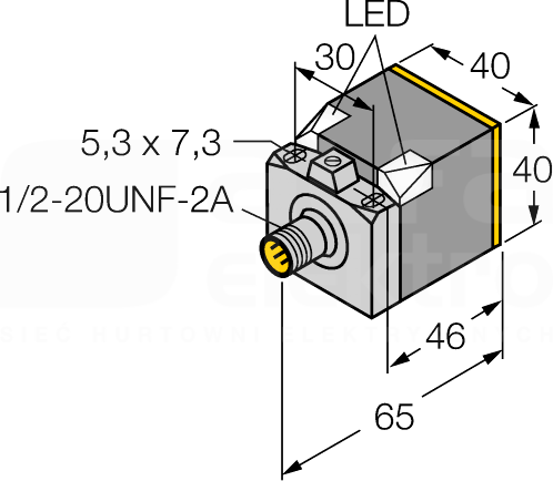 BI15U-CK40-ADZ30X2-B3131 Czujnik indukcyjny