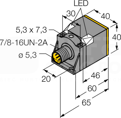 NI35U-CK40-ADZ30X2-B1131 Czujnik indukcyjny