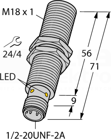 BI5U-G18-ADZ30X2-B3331 Czujnik indukcyjny