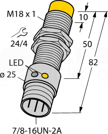 NI12U-G18-ADZ30X2-B1331 Czujnik indukcyjny