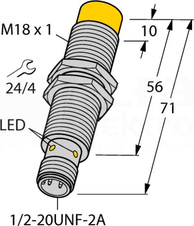 NI12U-G18-ADZ30X2-B3331 Czujnik indukcyjny