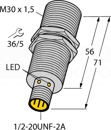 BI10U-G30-ADZ30X2-B3131 Czujnik indukcyjny