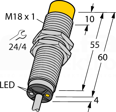 NI12U-M18-ADZ30X2 Czujnik indukcyjny
