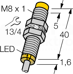 NI4U-EG08-AN6X Czujnik indukcyjny