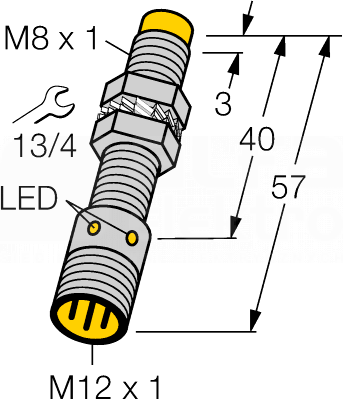 NI3-EG08-AN6X-H1341 Czujnik indukcyjny