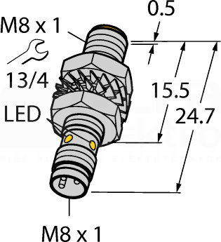 BI3-M08KK-AP6X-V1131 Czujnik indukcyjny