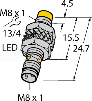 NI5-M08KK-AP6X-V1131 Czujnik indukcyjny