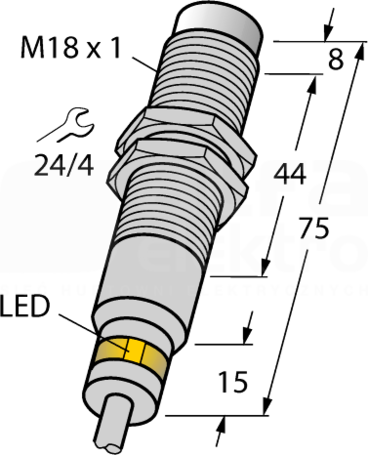 NI7-EM18WD-AP6X/S929 Czujnik indukcyjny