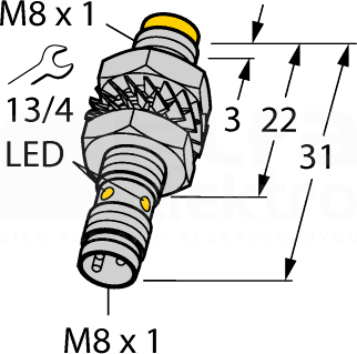 NI3-EG08K-AP6X-V1131 Czujnik indukcyjny
