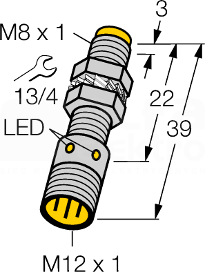 NI3-EG08K-AP6X-H1341 Czujnik indukcyjny