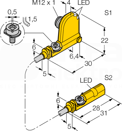 BIM-UNT-0,1-UNT-2AP6X3-H1141 Czujnik magneto-indukcyjny
