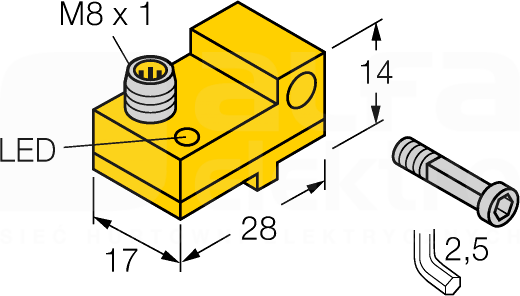 BIM-NST-AP6X-V1131 Czujnik magneto-indukcyjny