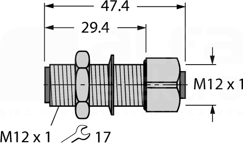 FKW-FSW45-M12 Akcesoria dla systemów sieciowych