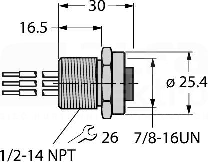 RKFV48-0,3M/14,5/C1117 Akcesoria dla systemów sieciowych