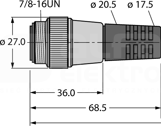 RSM-CBC5-5723-1M Kabel magistrali dla CAN