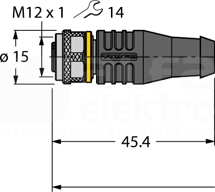RKS8T-5/TEL Przewód podłączeniowy