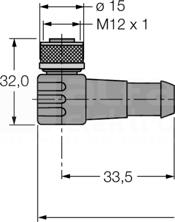 WK4.5T-2-RS4.5T/S2500 Kabel przyłączeniowy systemu RFID