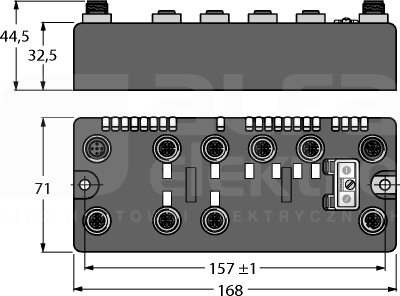 BLCDP-6M12LT-2AO-I-8XSG-PD Stacja sieciowa dla PROFIBUS-DP