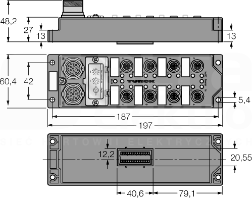 FLDP-IOM124-0002 Moduł wejść/wyjść PROFIBUS-DP