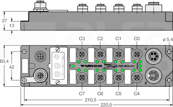 FXDP-IM16-0001 Moduł wejść/wyjść PROFIBUS-DP