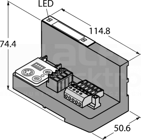BL20-GWBR-CANOPEN Bramka I/O system - CANOPEN