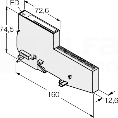 BL20-E-16DI-24VDC-P Moduł BL20